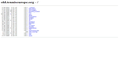 Desktop Screenshot of old.tenniseurope.org