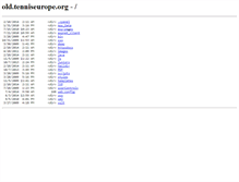 Tablet Screenshot of old.tenniseurope.org